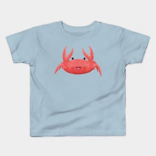 Cute red spotty crab cartoon illustration Kids T-Shirt